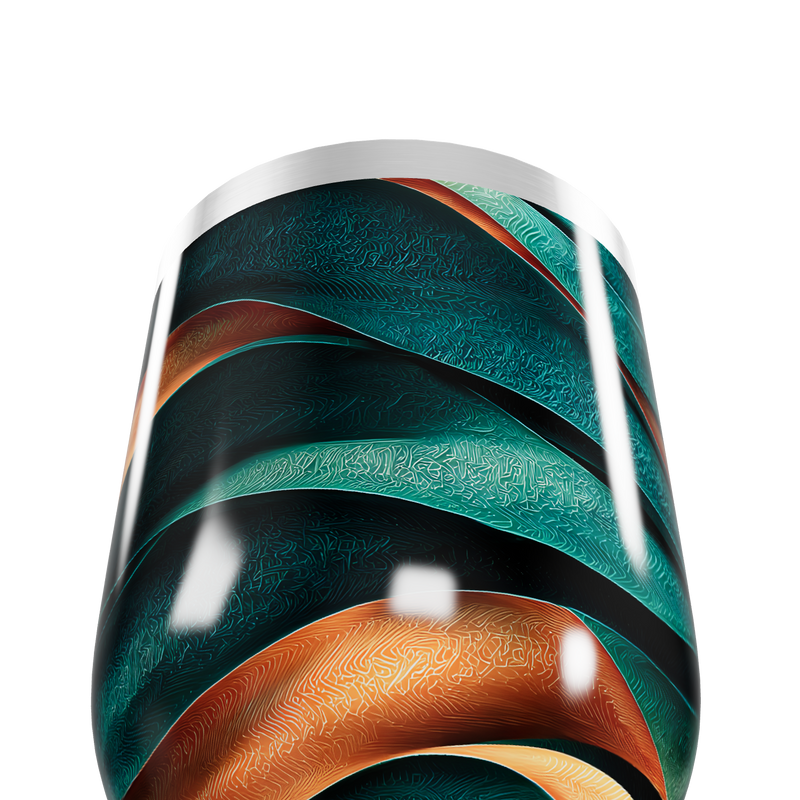 Copo Térmico Slim - Ondas Coloridas