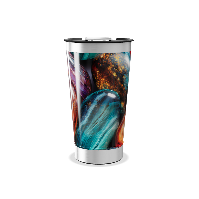 Copo Térmico - Estampa Planetas Coloridos