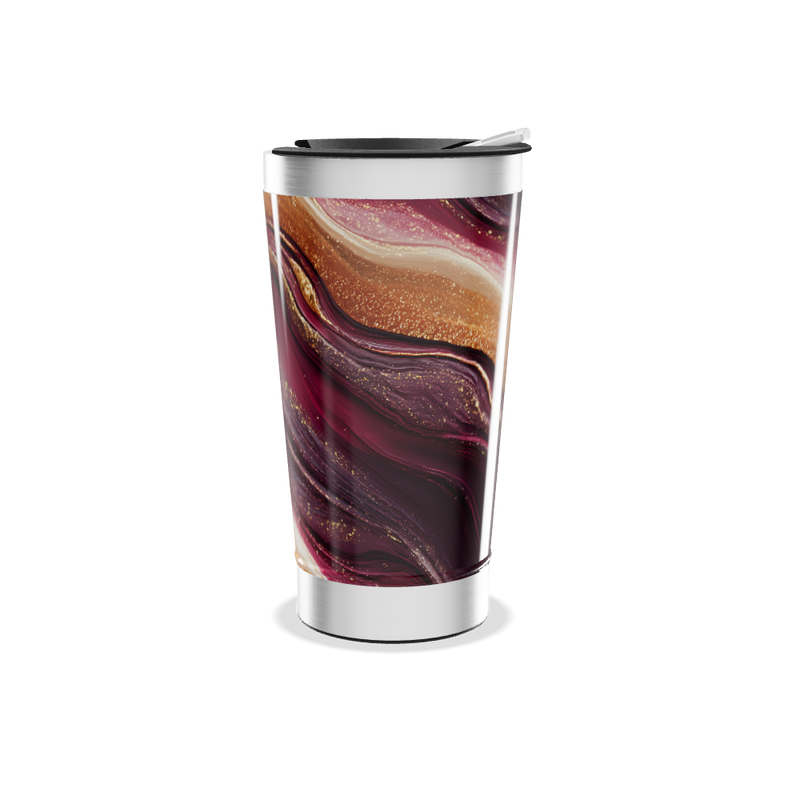 Copo Térmico - Estampa Abstrata Colorida