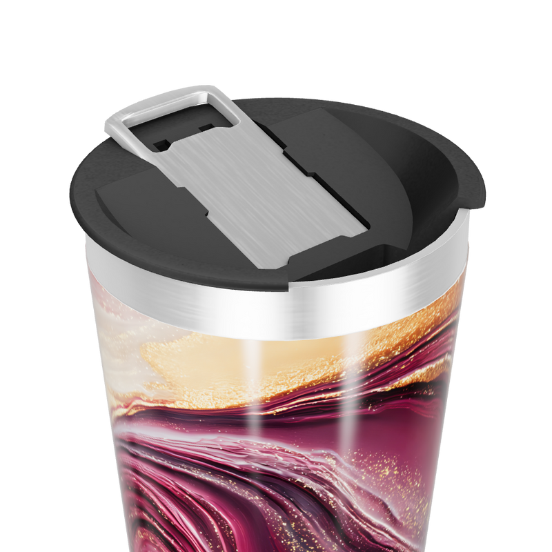 Copo Térmico - Estampa Abstrata Colorida