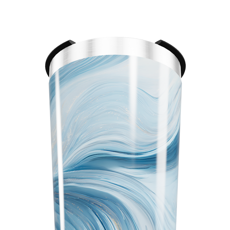 Copo Térmico - Azul Marmorizado Inox