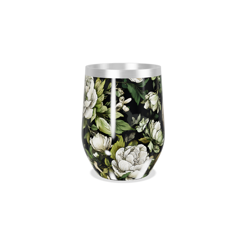 Copo Térmico Slim - Caveira Floral Aço Inox