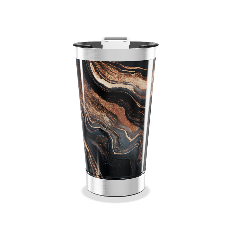 Copo Térmico - Com estampa marmorizada