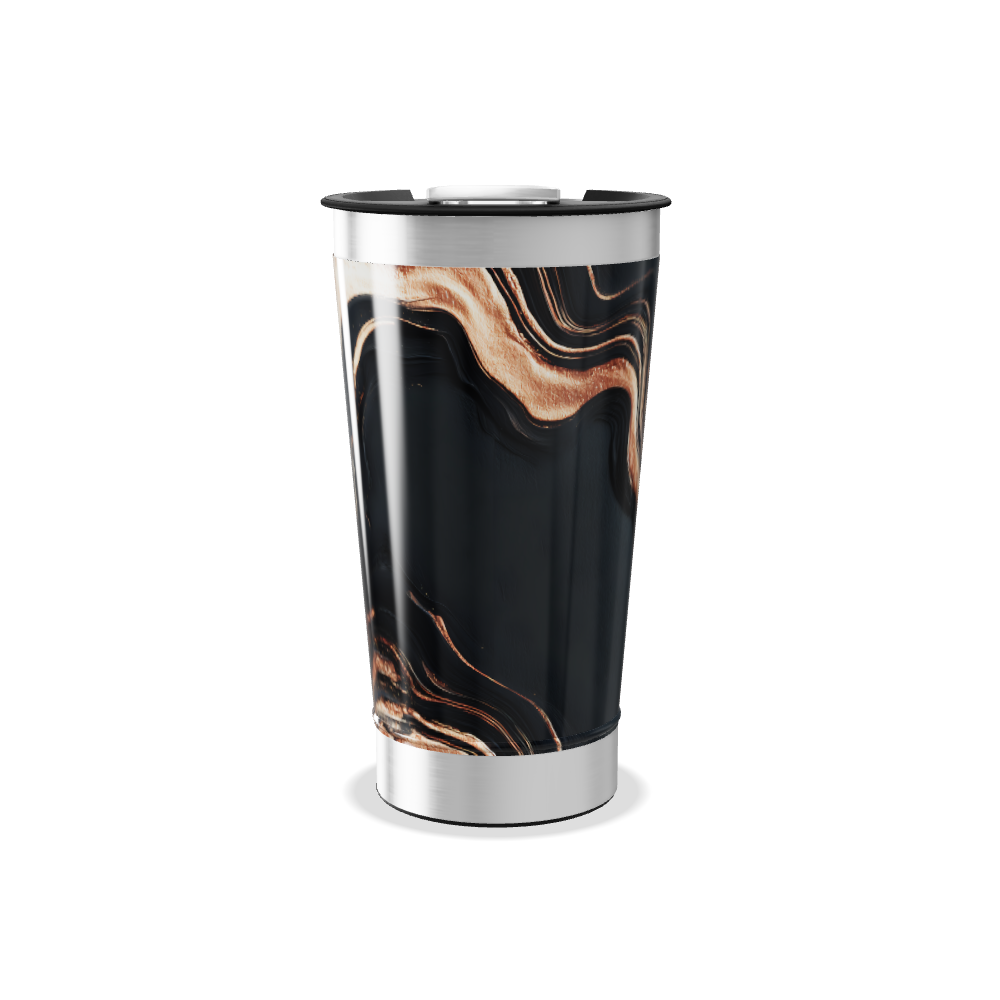 Copo Térmico - Com estampa marmorizada