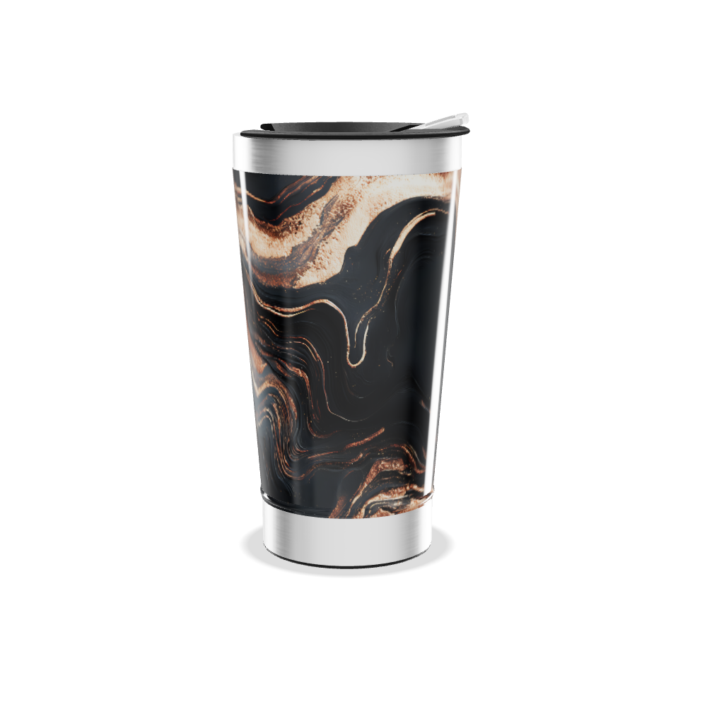 Copo Térmico - Com estampa marmorizada