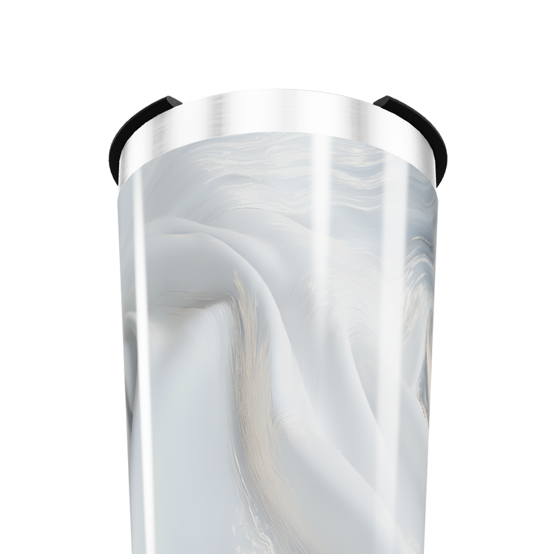 Copo Térmico - Mármore Branco Aço Inox