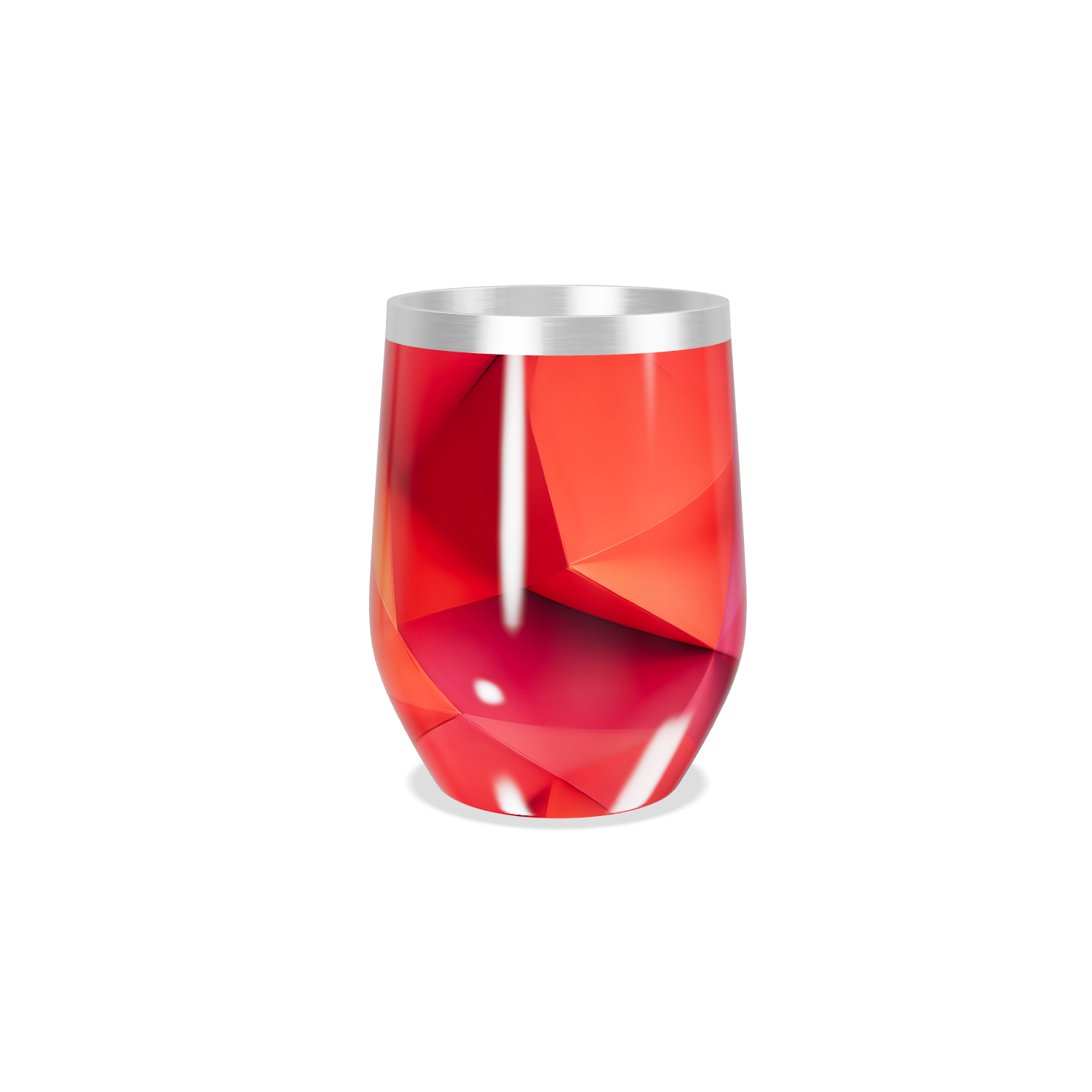 Copo Térmico Slim - Vermelho Translúcido