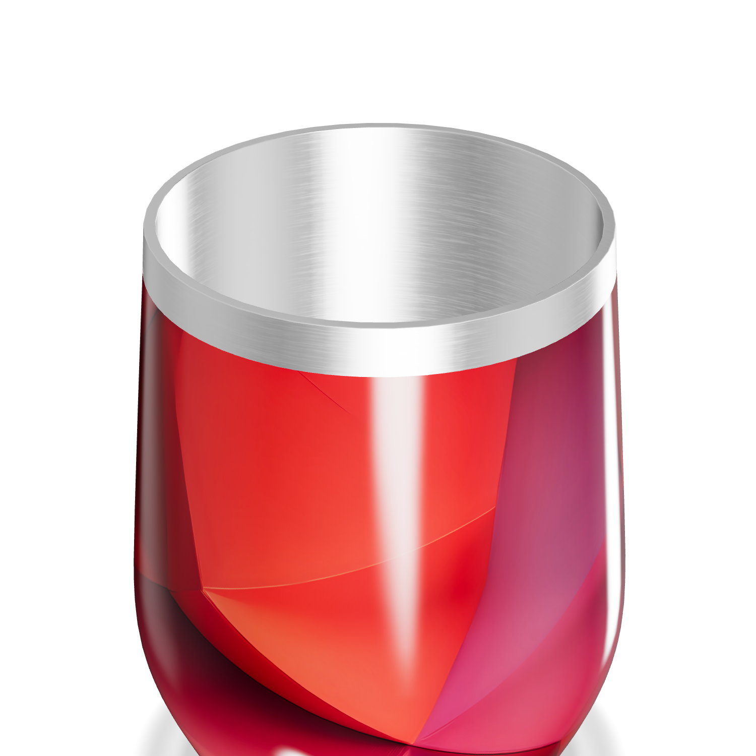 Copo Térmico Slim - Vermelho Translúcido