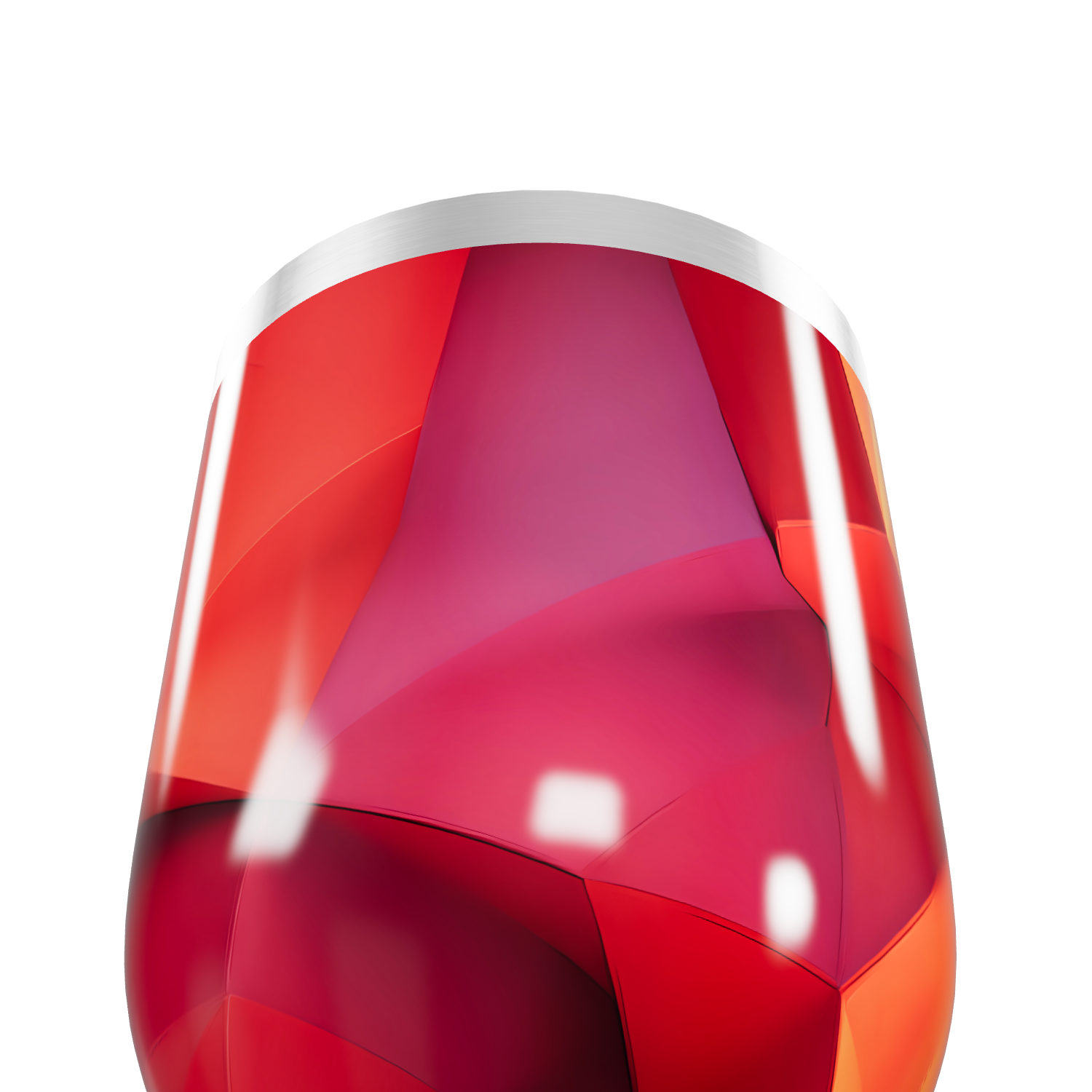 Copo Térmico Slim - Vermelho Translúcido