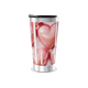 Copo Térmico - Corações Rosa Inox