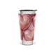 Copo Térmico - Corações Rosa Inox