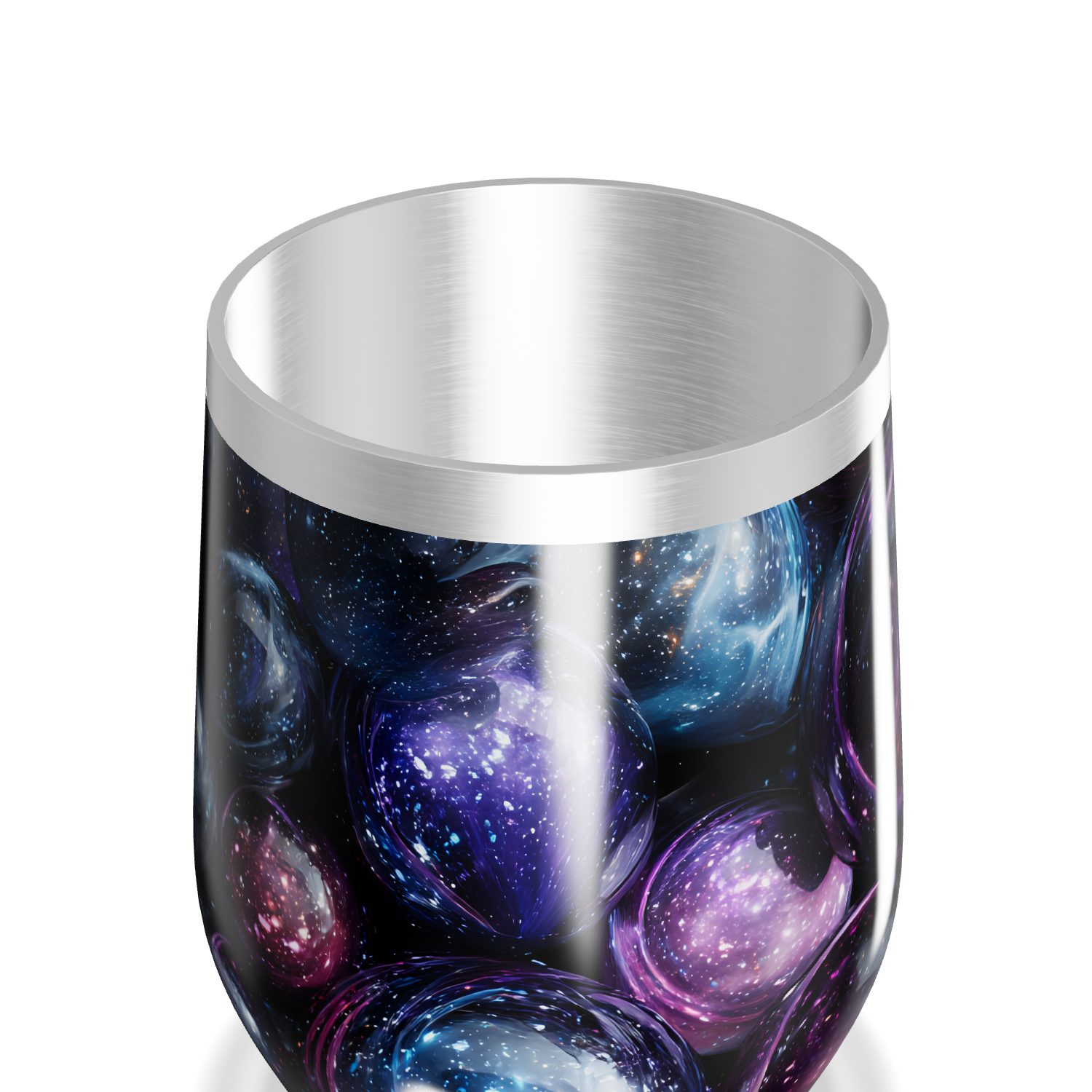 Copo Térmico Slim - Estampa Galáxia Colorida