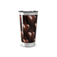Copo Térmico - Estampa Corações Chocolate