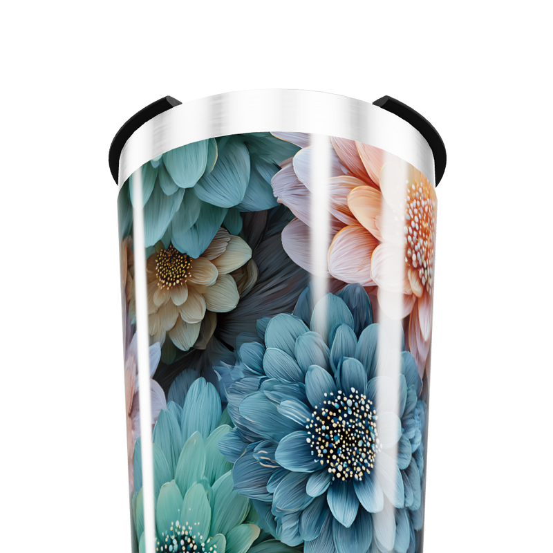 Copo Térmico - Floral Colorido Inox