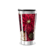 Copo Térmico - Flores Vermelhas e Brancas