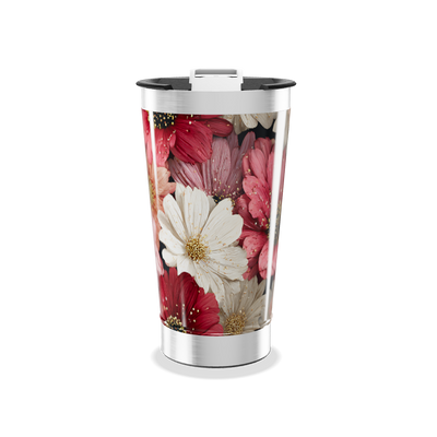 Copo Térmico - Estampa Floral Colorida