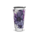 Copo Térmico - Flores Roxas em Aço Inox