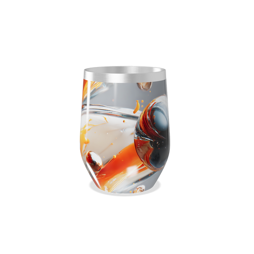 Copo Térmico Slim - Estampa Abstrata Colorida