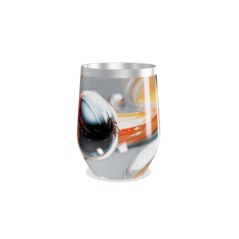 Copo Térmico Slim - Estampa Abstrata Colorida