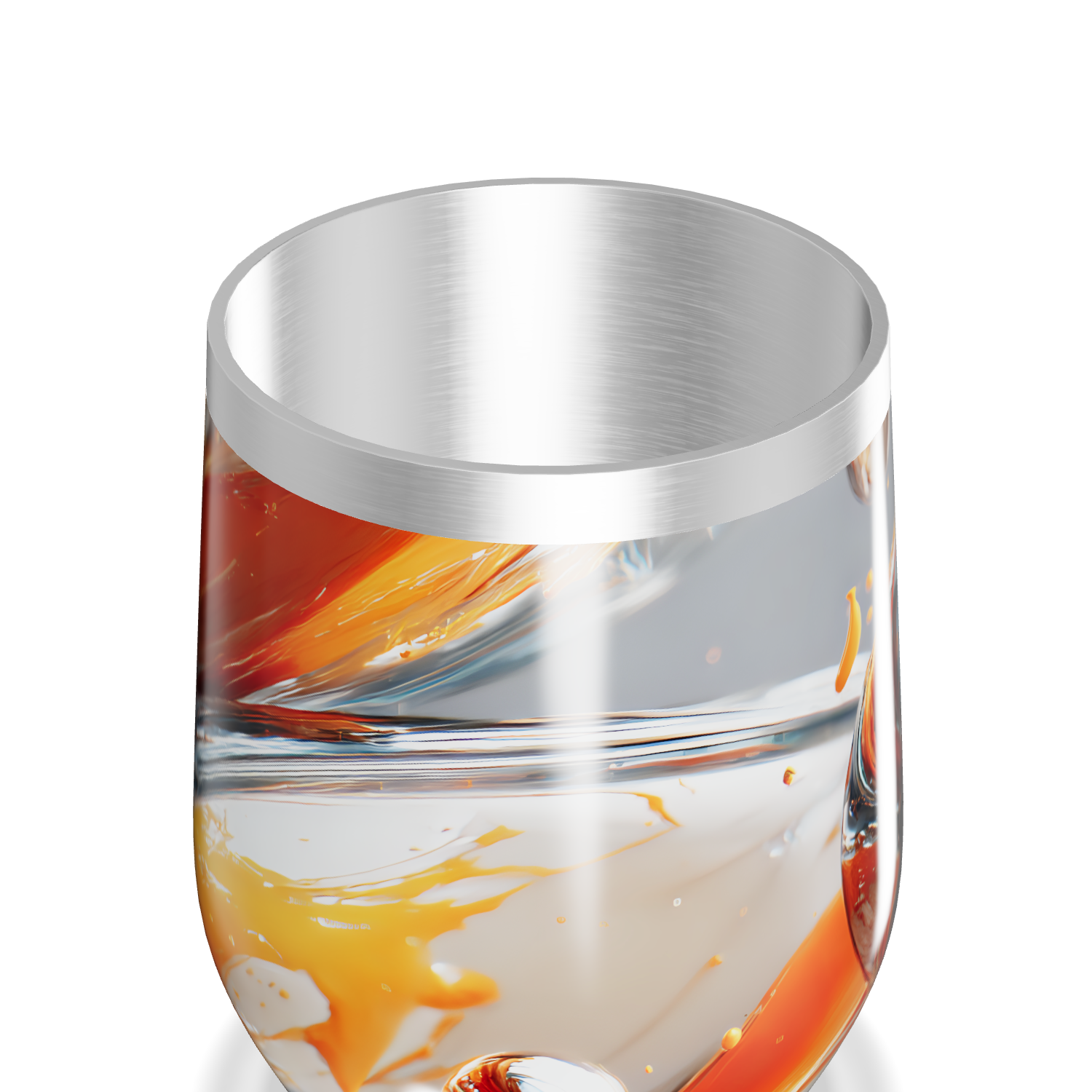 Copo Térmico Slim - Estampa Abstrata Colorida