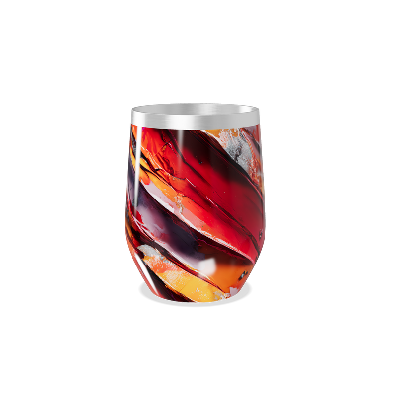 Copo Térmico Slim - Estampa Abstrata Colorida