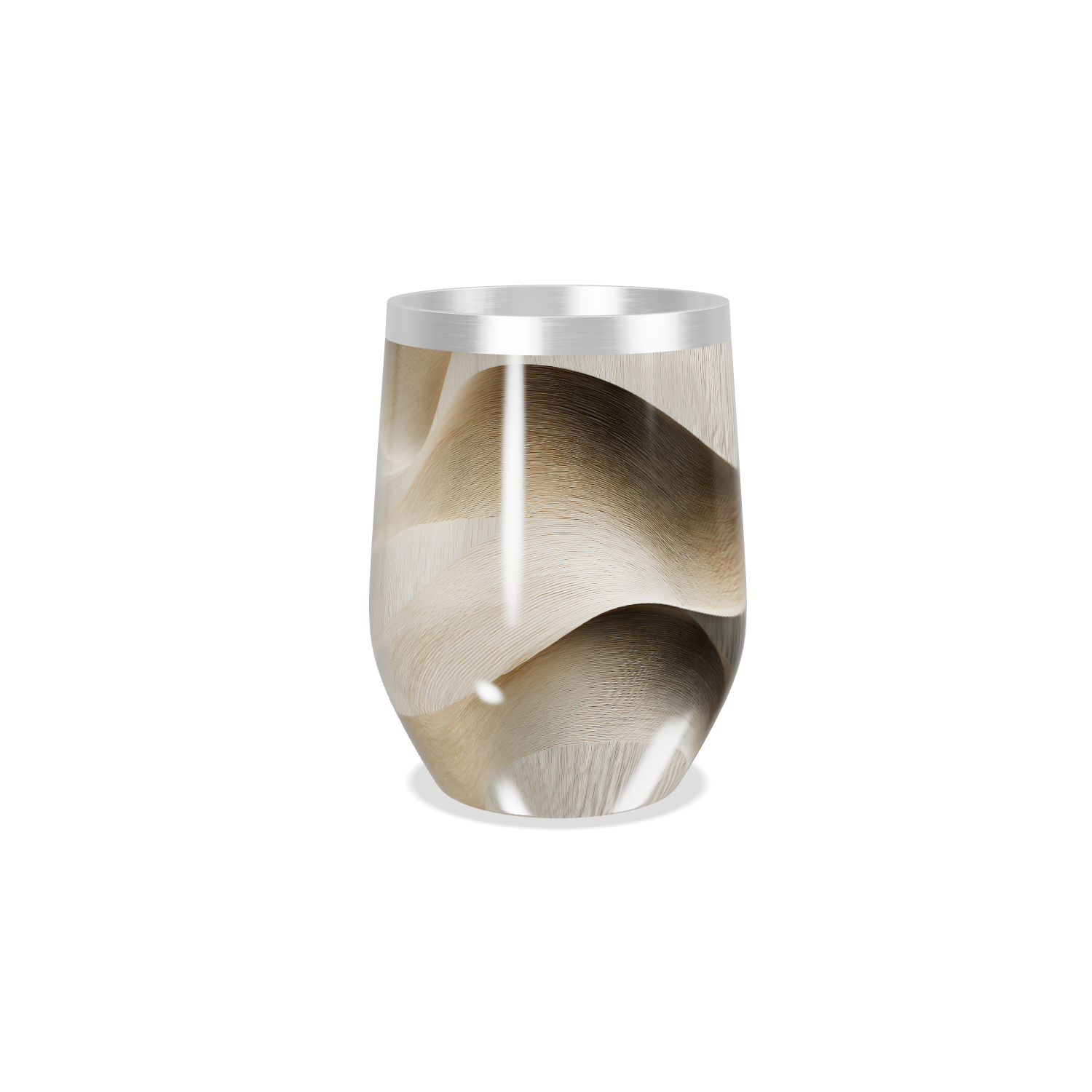 Copo Térmico Slim - Com textura madeira