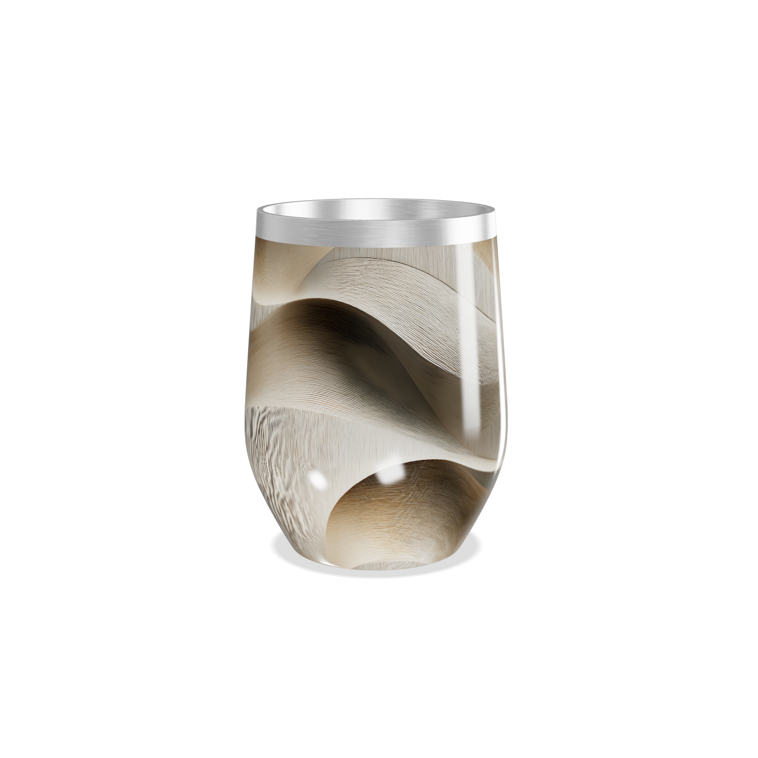 Copo Térmico Slim - Com textura madeira