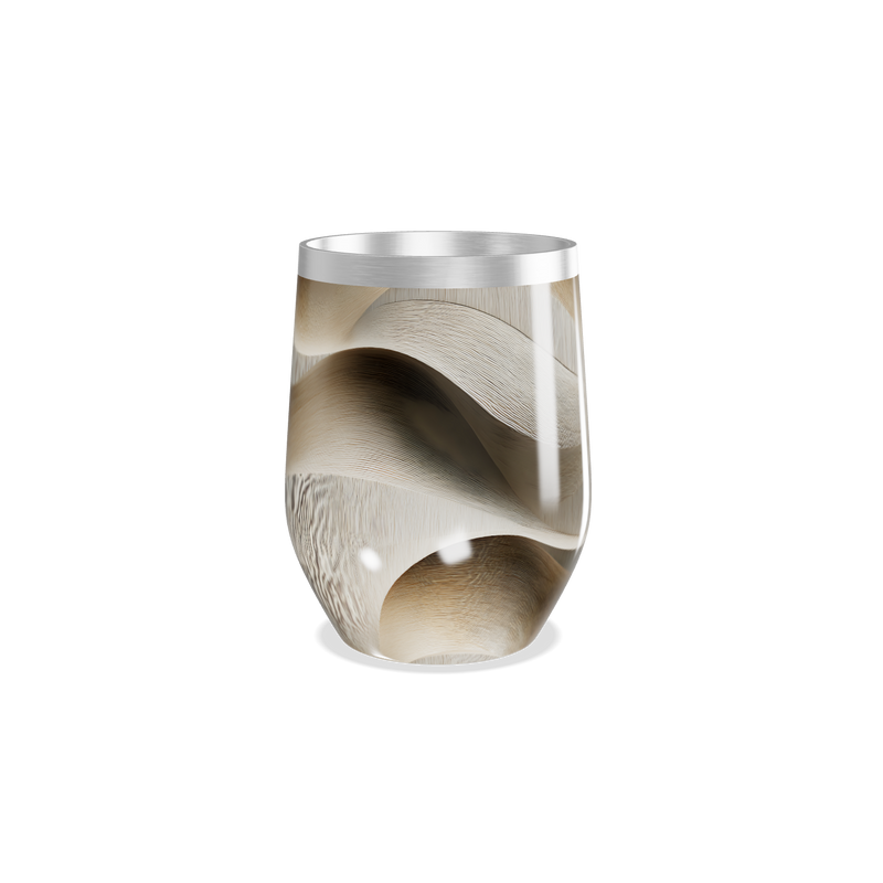 Copo Térmico Slim - Com textura madeira