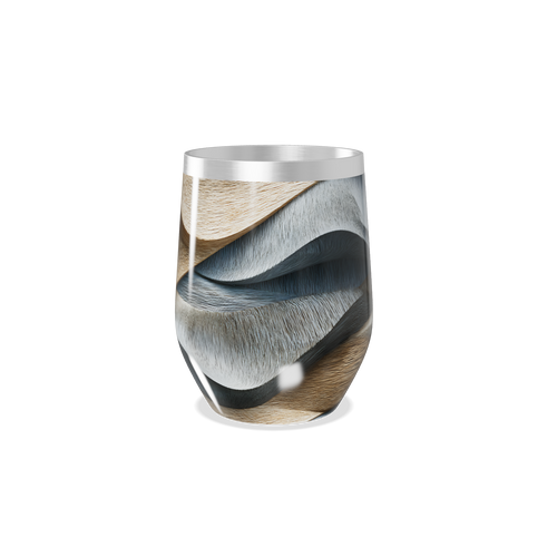 Copo Térmico Slim - Design Ondulado Colorido