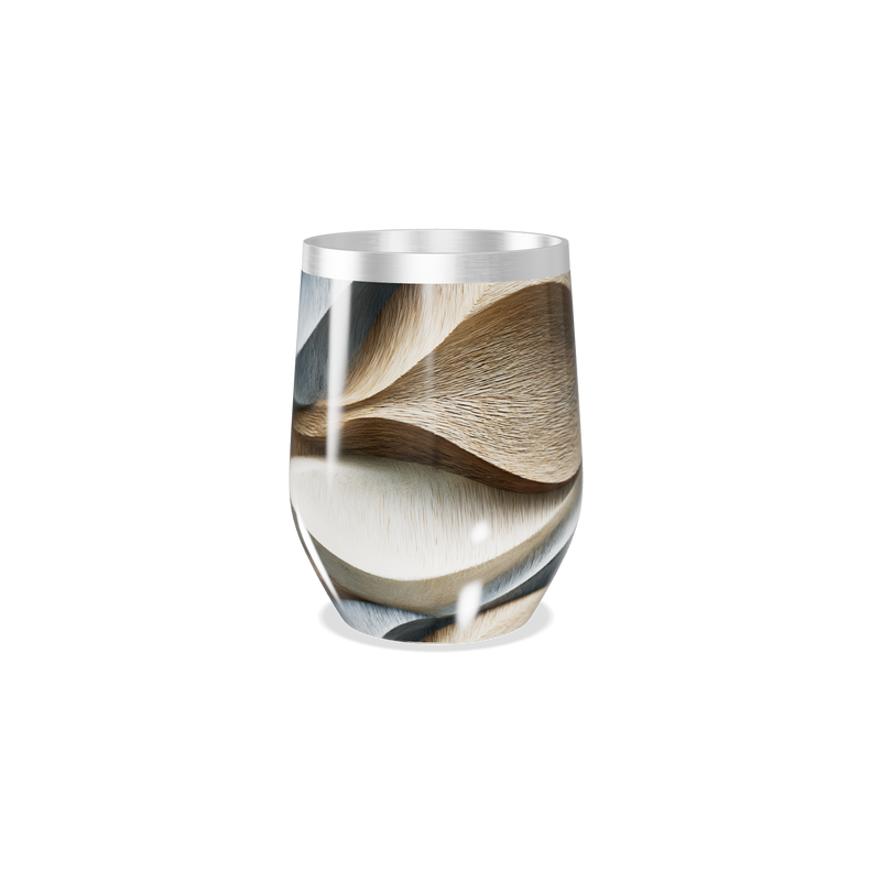 Copo Térmico Slim - Design Ondulado Colorido