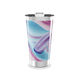 Copo Térmico - Design Abstrato Azul e Rosa