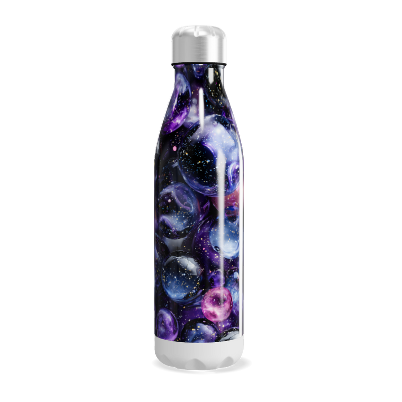 Garrafa Inox - Estampa Galáxia Colorida