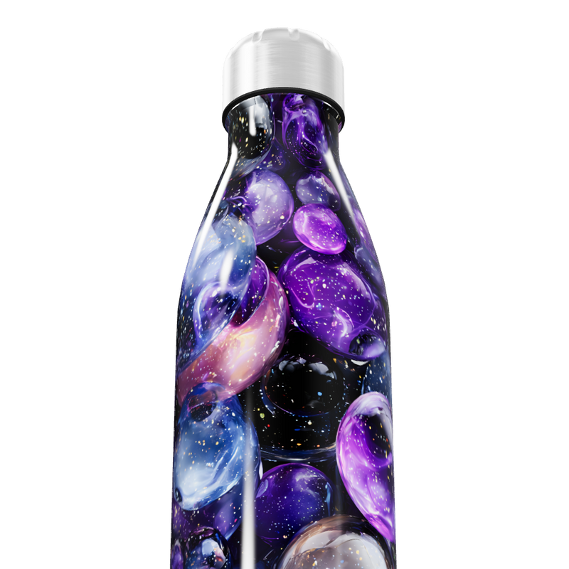 Garrafa Inox - Estampa Galáxia Colorida