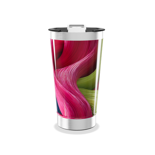 Copo Térmico - Estampa Colorida Abstrata