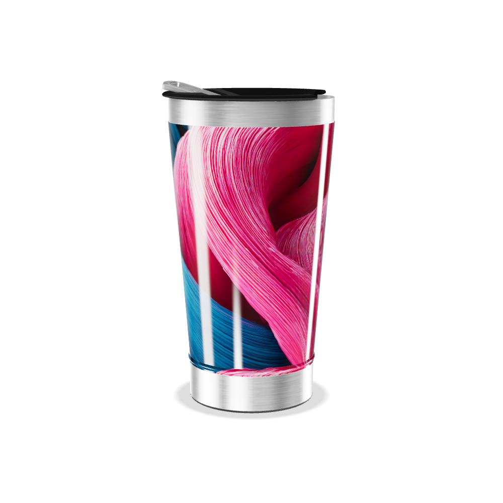 Copo Térmico - Estampa Colorida Abstrata