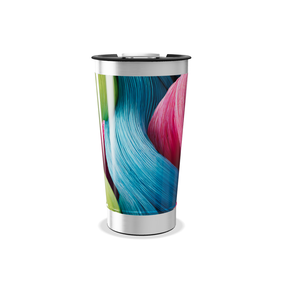 Copo Térmico - Estampa Colorida Abstrata