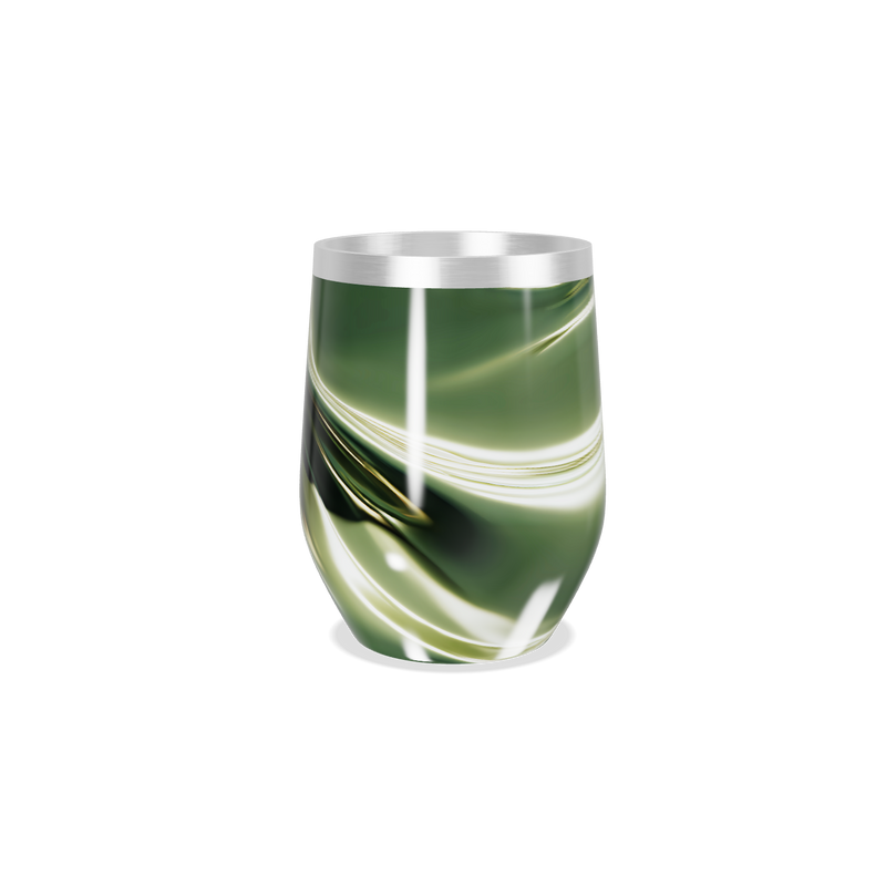 Copo Térmico Slim - Verde Marmorizado Inox