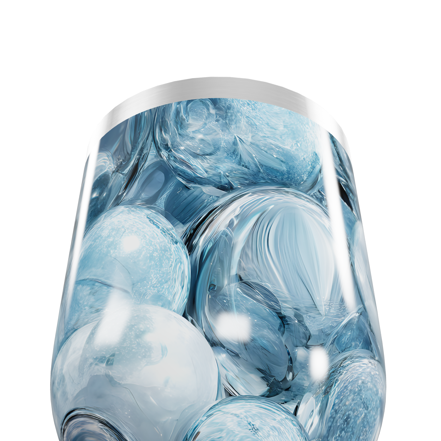 Copo Térmico Slim - Azul Marmorizado