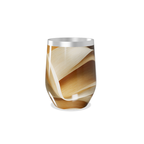 Copo Térmico Slim - Estampa Abstrata Bege