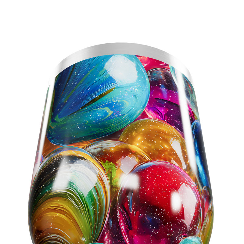 Copo Térmico Slim - Estampa Bolas Coloridas