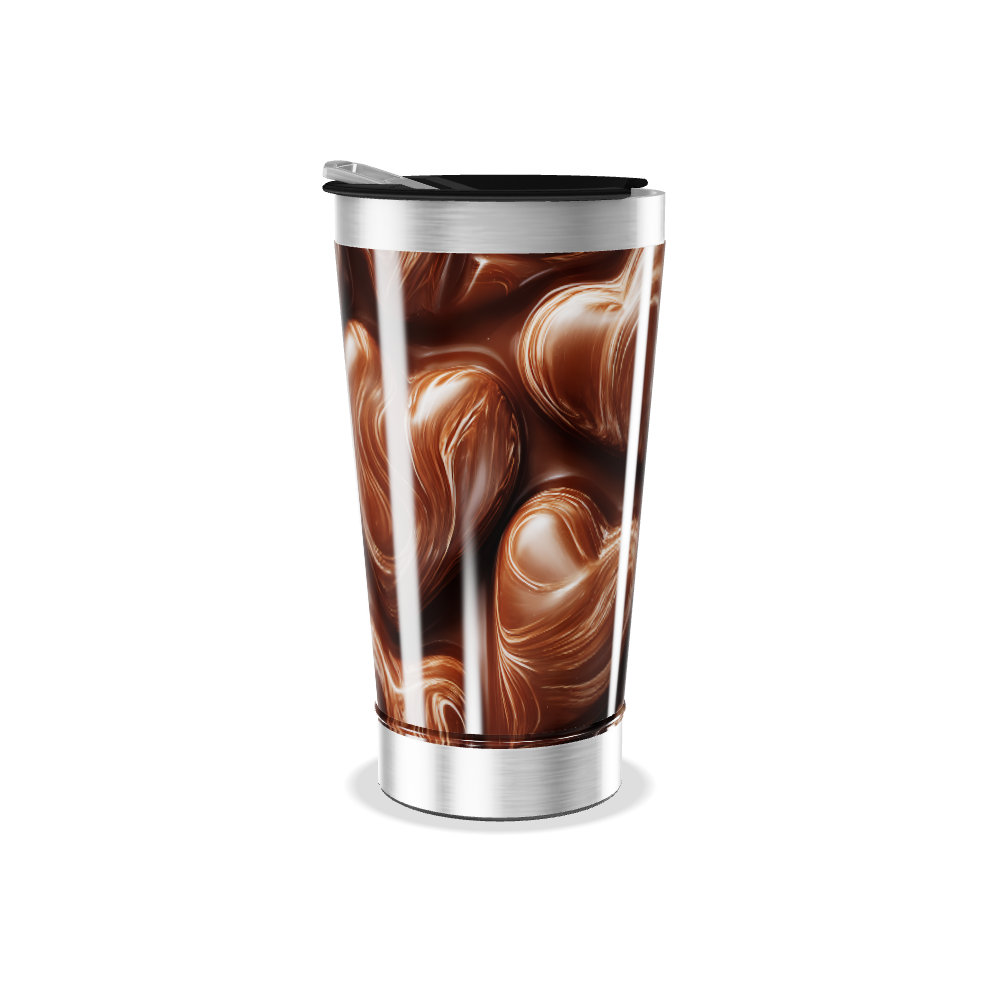 Copo Térmico - Coração Chocolate