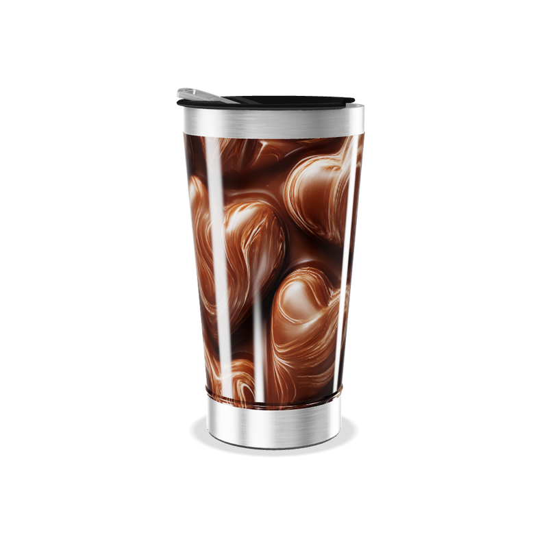 Copo Térmico - Coração Chocolate