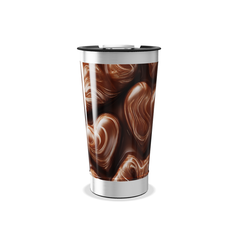 Copo Térmico - Coração Chocolate