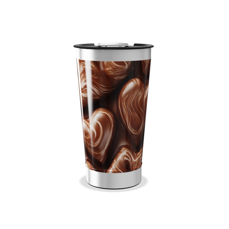Copo Térmico - Coração Chocolate