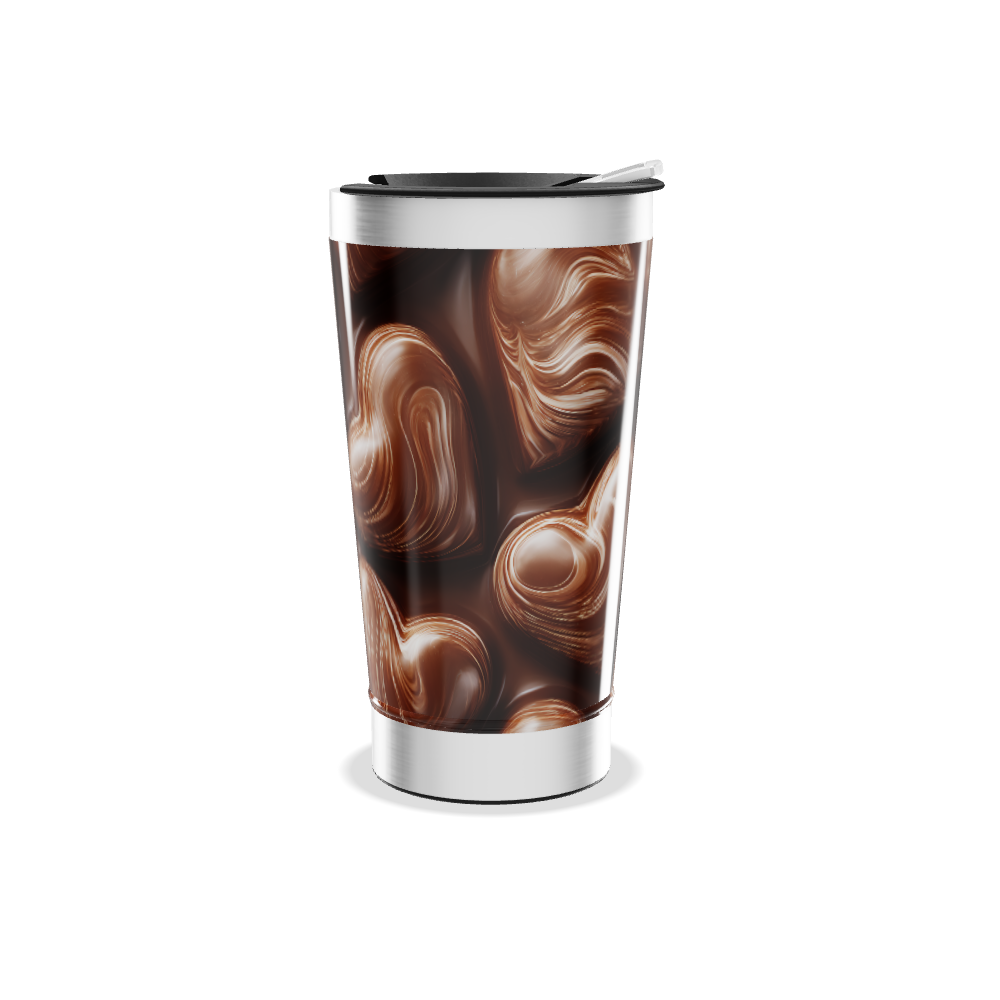 Copo Térmico - Coração Chocolate