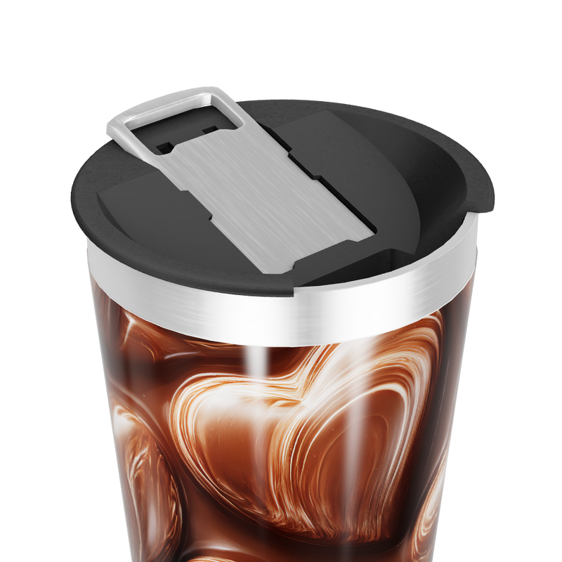 Copo Térmico - Coração Chocolate