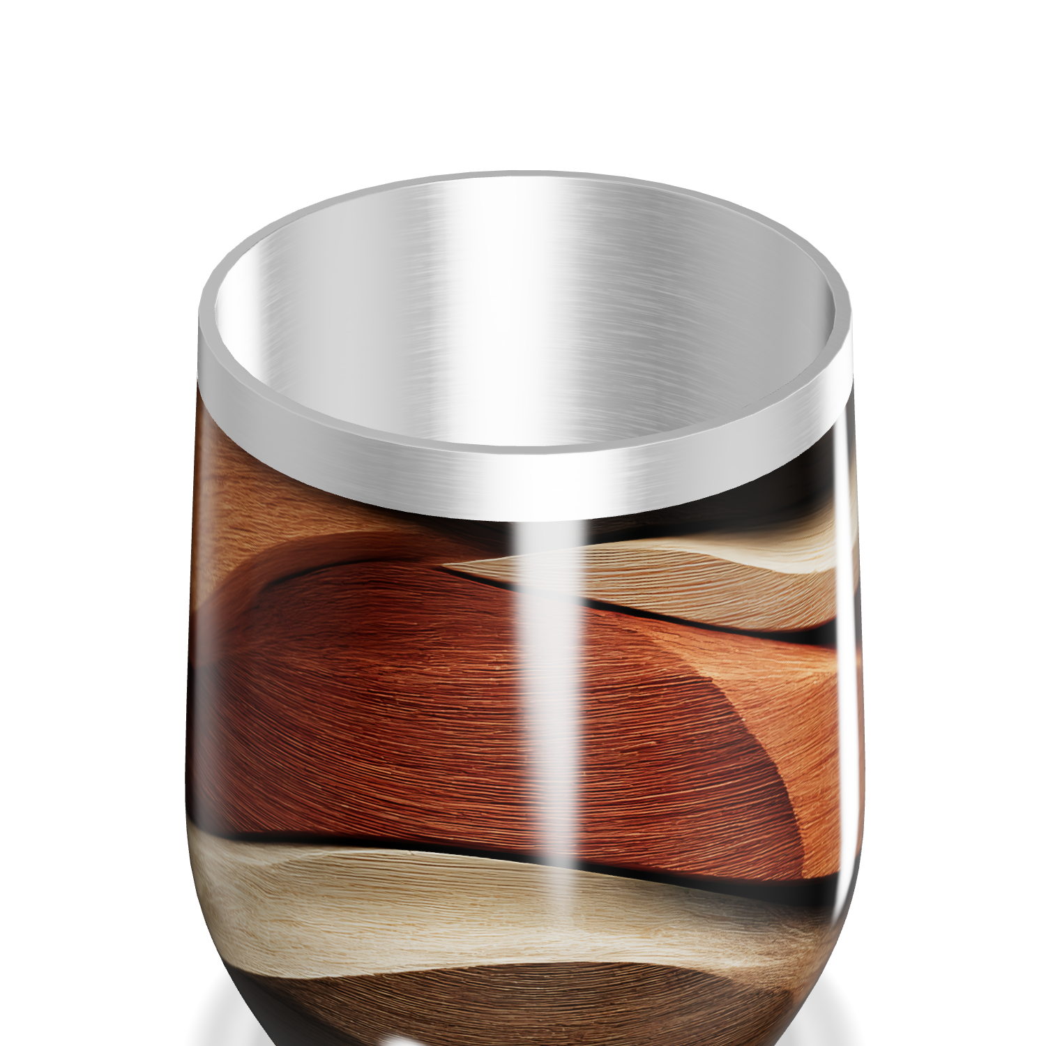 Copo Térmico Slim - Madeira Texturizada