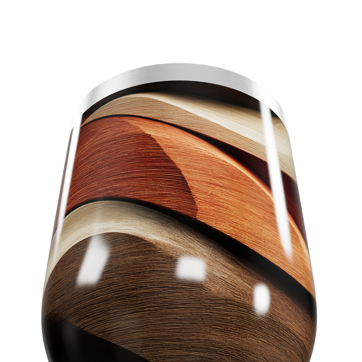 Copo Térmico Slim - Madeira Texturizada