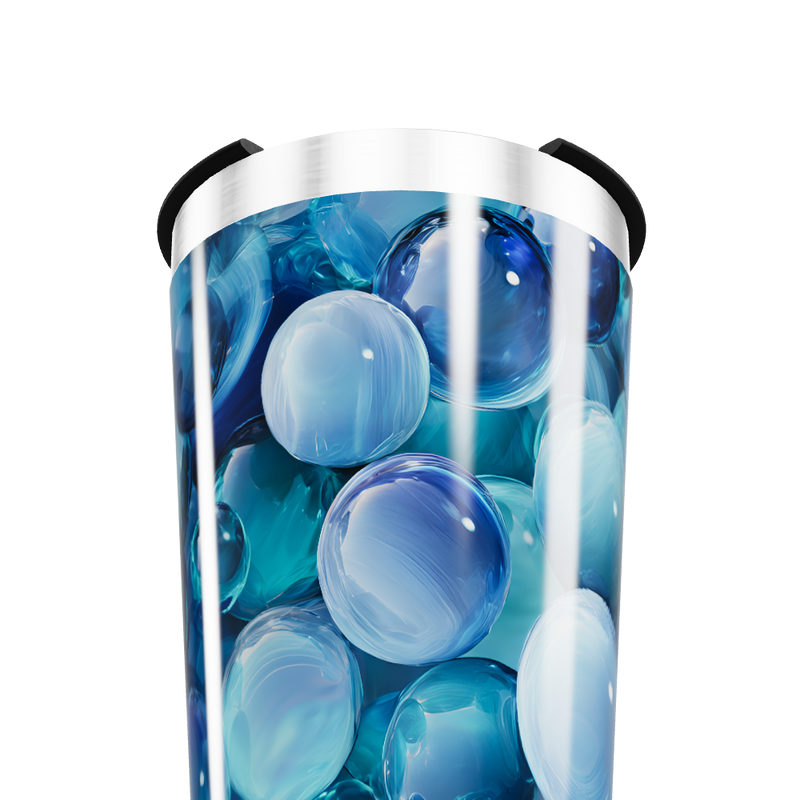 Copo Térmico - Azul com Bolhas