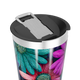 Copo Térmico - Flores Coloridas Aço Inox